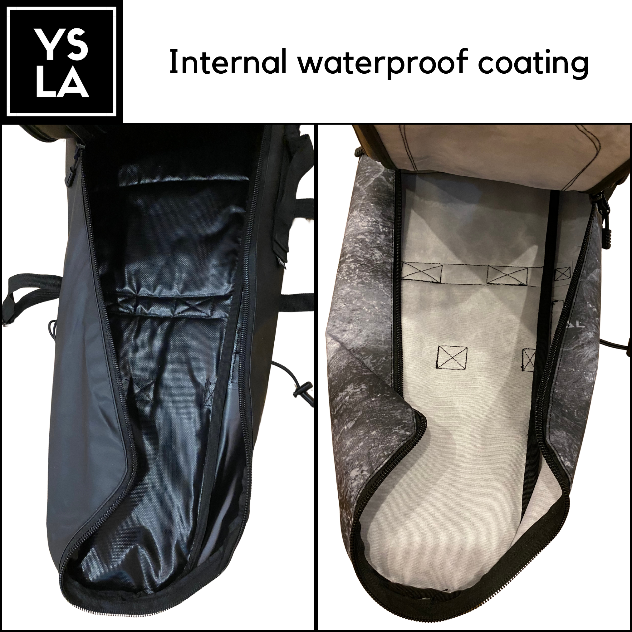 Ysla Teejay Waterproof Freedive Long Fin Bag and Spearfishing Backpack for 2 pairs of Fins