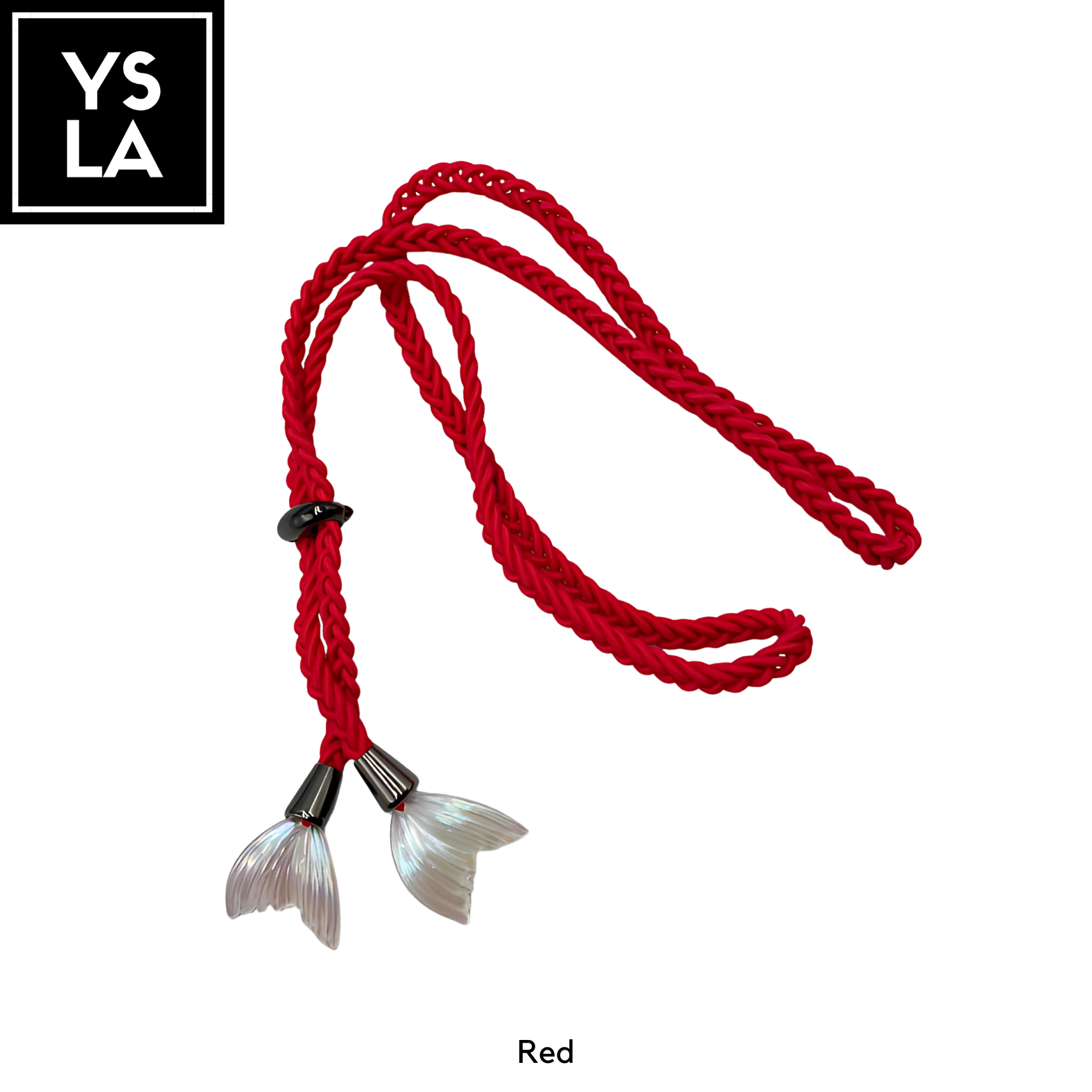Braided Single-Color Custom Diving Mask Strap with Mermaid Tail