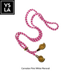 Braided Dual-Color Custom Diving Mask Strap with Gold Ocean Charms