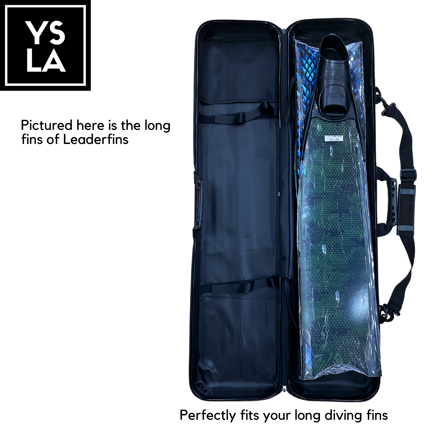 Asala Long Hard case bag Freediving Long Fin Bag Luggage