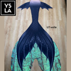Adult Swimming Beachwear Mermaid Skin Tail with Bra Top