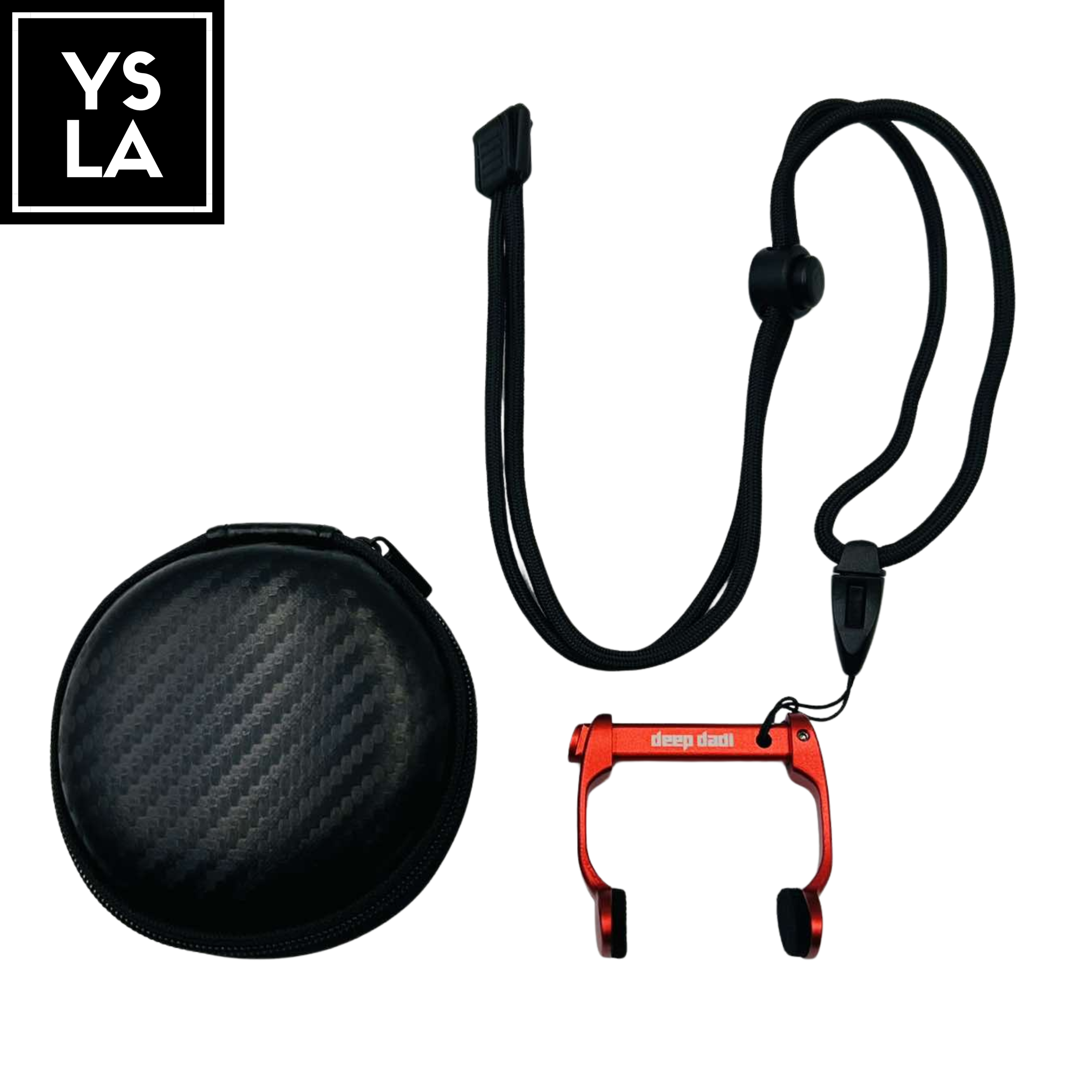 Deep Dadi Aluminum Nose Clip with Black Case