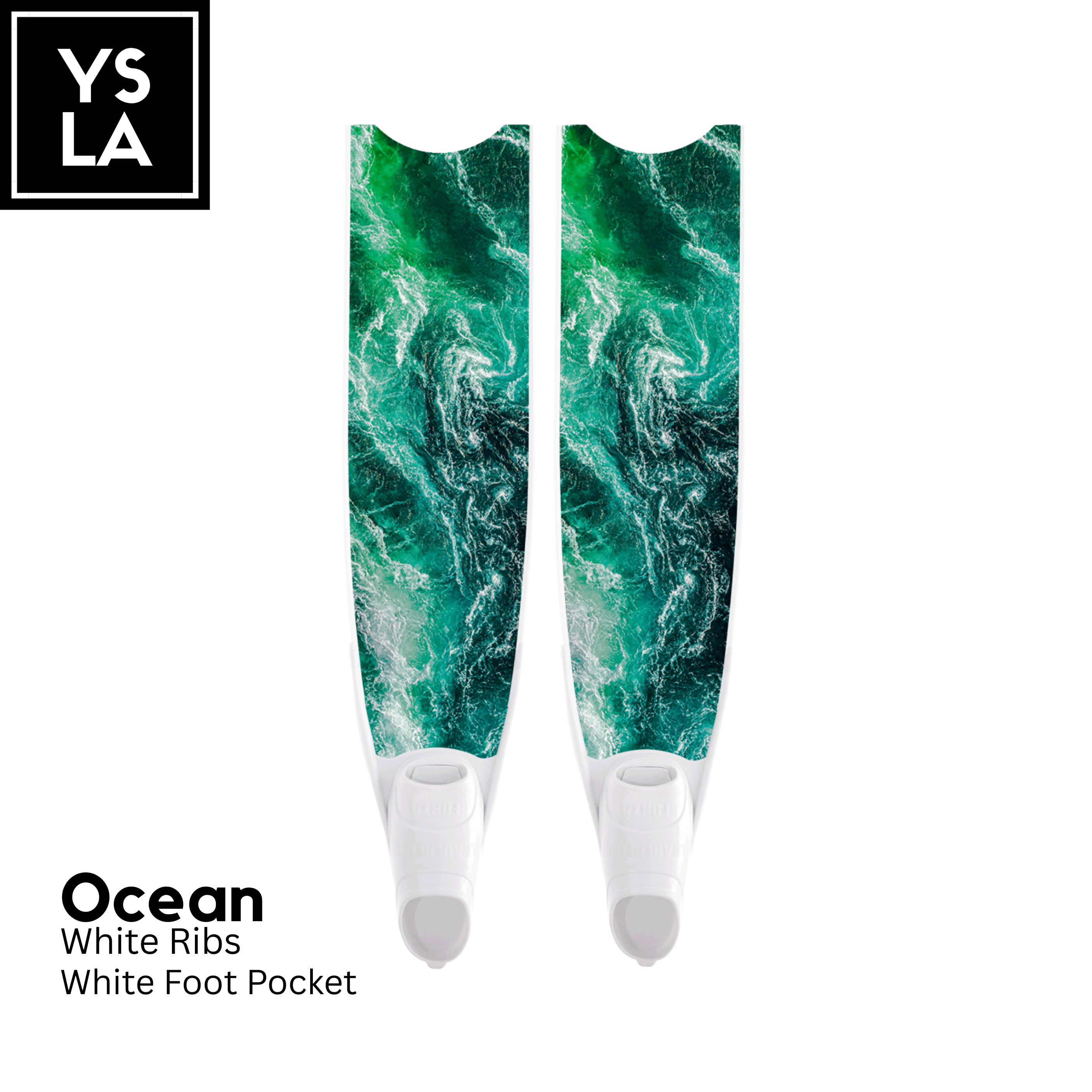 Leaderfins Pure Carbon Long Fins with Long Span Foot Pocket