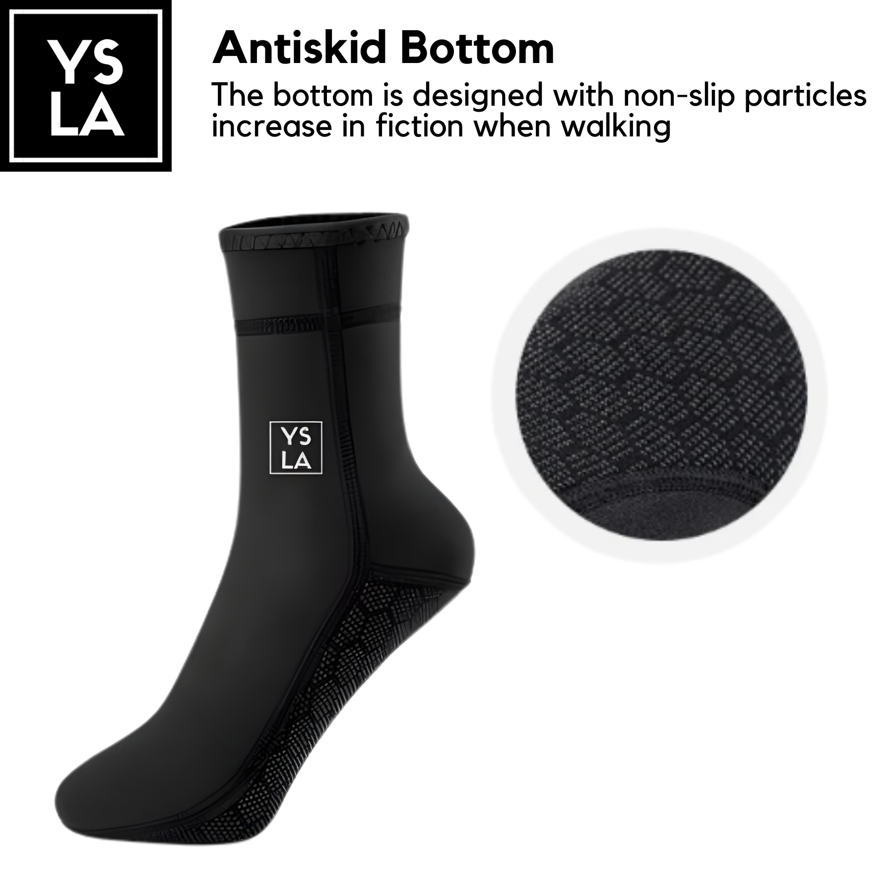 3mm Ysla Crew Neoprene Diving Socks Freediving Long Socks