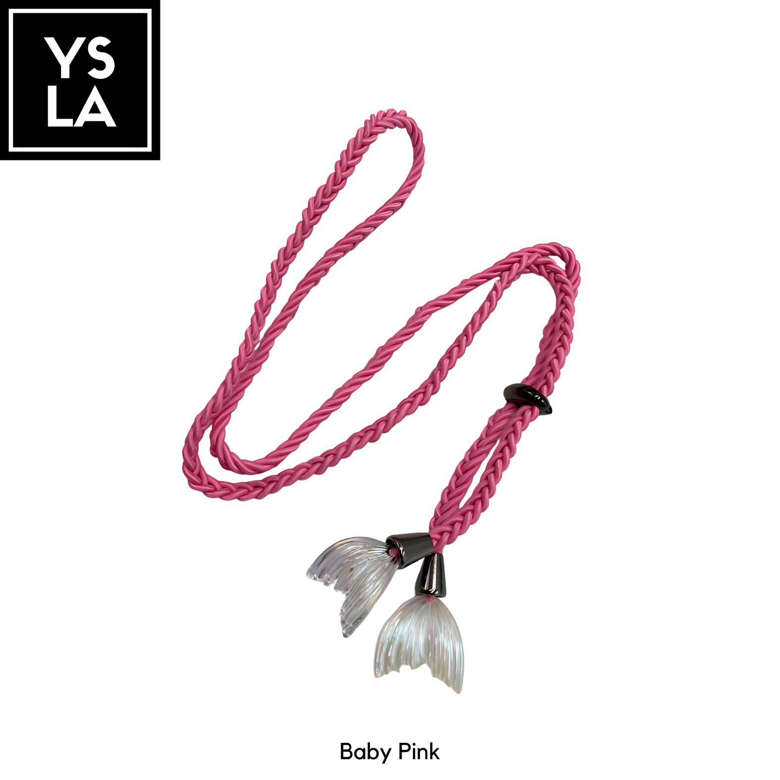 Braided Single-Color Custom Diving Mask Strap with Mermaid Tail