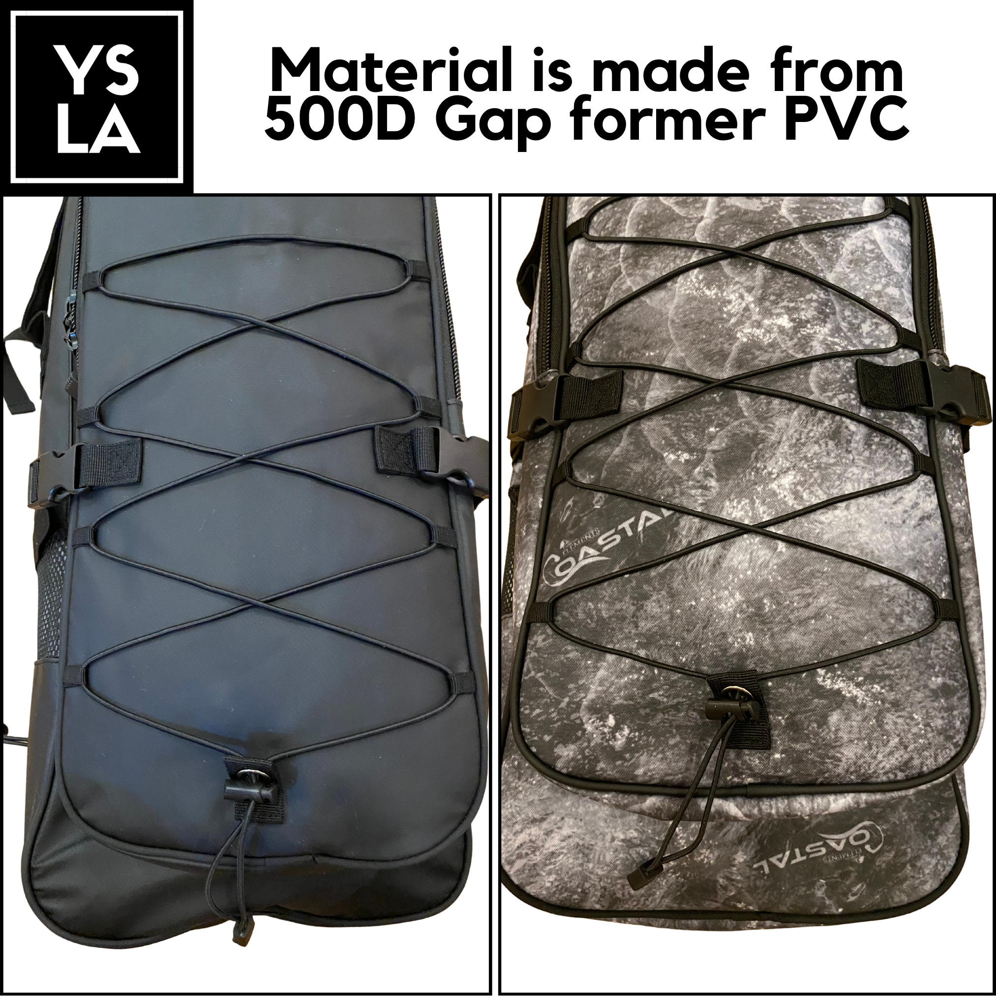 Ysla Teejay Waterproof Freedive Long Fin Bag and Spearfishing Backpack for 2 pairs of Fins