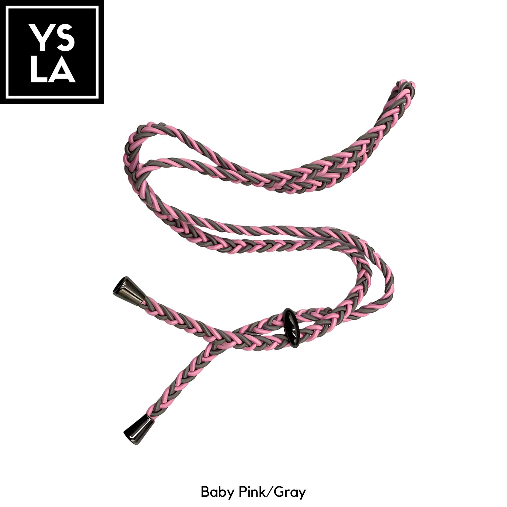 Braided Dual-Color Custom Diving Mask Strap with Basic Metallic Stopper