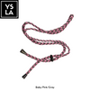Braided Dual-Color Custom Diving Mask Strap with Basic Metallic Stopper