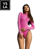 Trudive 2mm Pink Bling Shimmerwave Backless Wetsuit