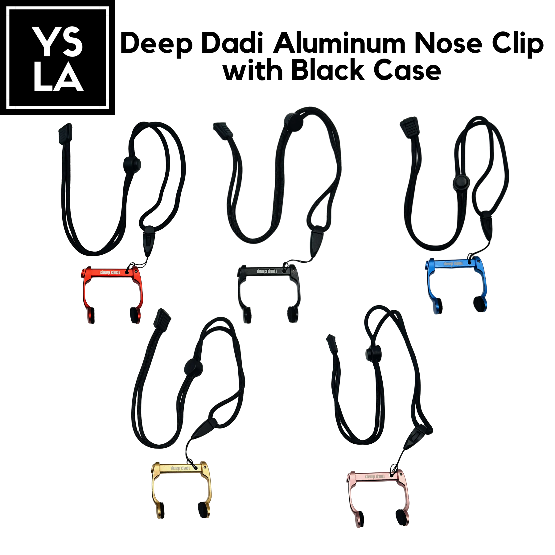 Deep Dadi Aluminum Nose Clip with Black Case