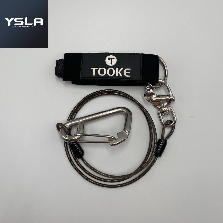 Tooke Freediving Line Training Safety Lanyard Stainless Steel