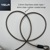 Tooke Freediving Line Training Safety Lanyard Stainless Steel