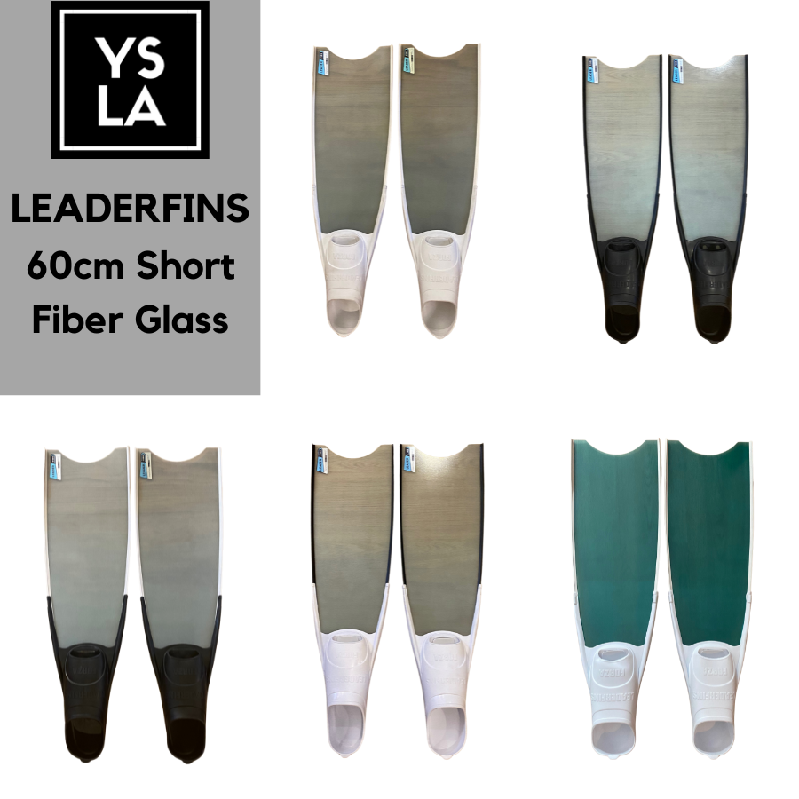 Leaderfins 60cm Short Fins Fiberglass with Forza Foot Pocket