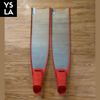 Ysla Leaderfins Fiberglass White Ice Fins Long Freedive Fins Soft Stiffness