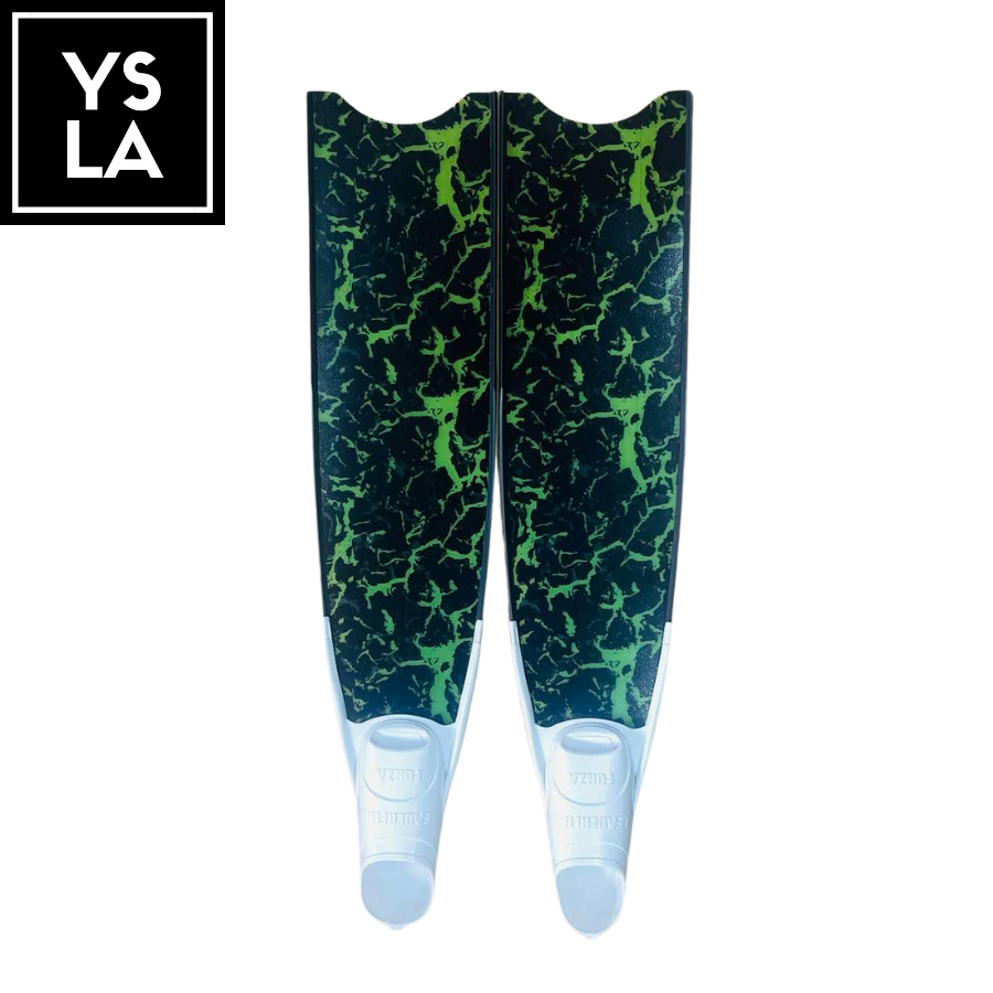 Ysla Leaderfins Fiberglass Long Freedive Fins Imbedded Colors  (IC)Technology