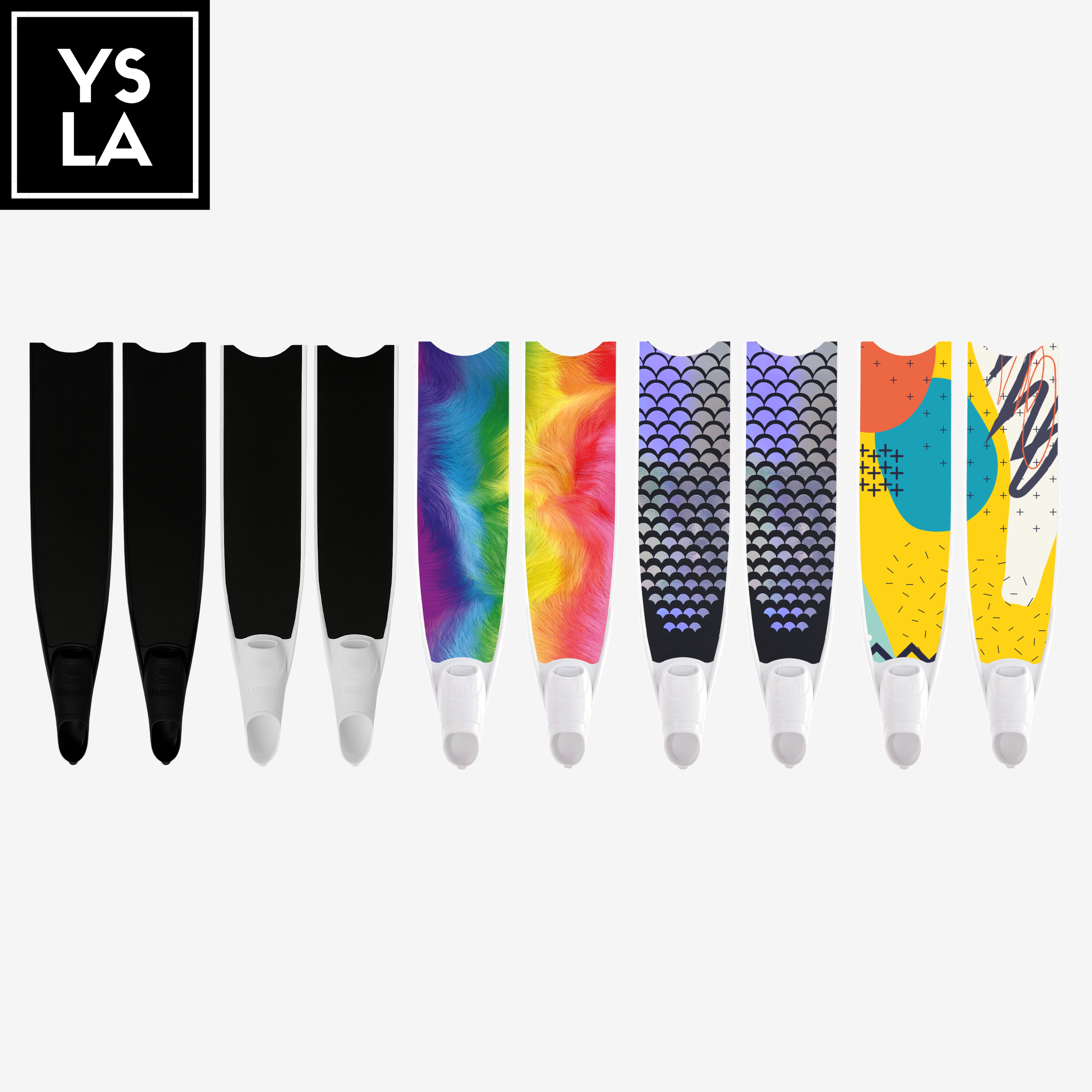 Leaderfins Carbon Fiber Long Fins with Forza Foot Pocket