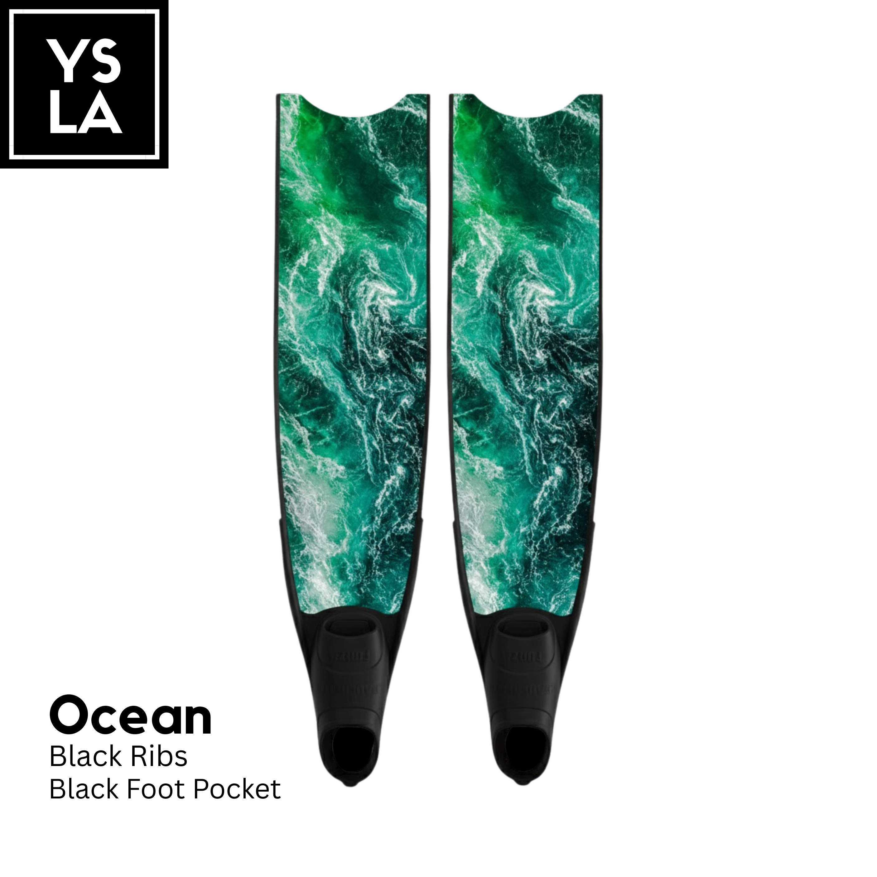 Leaderfins Pure Carbon Long Fins with Forza Foot Pocket