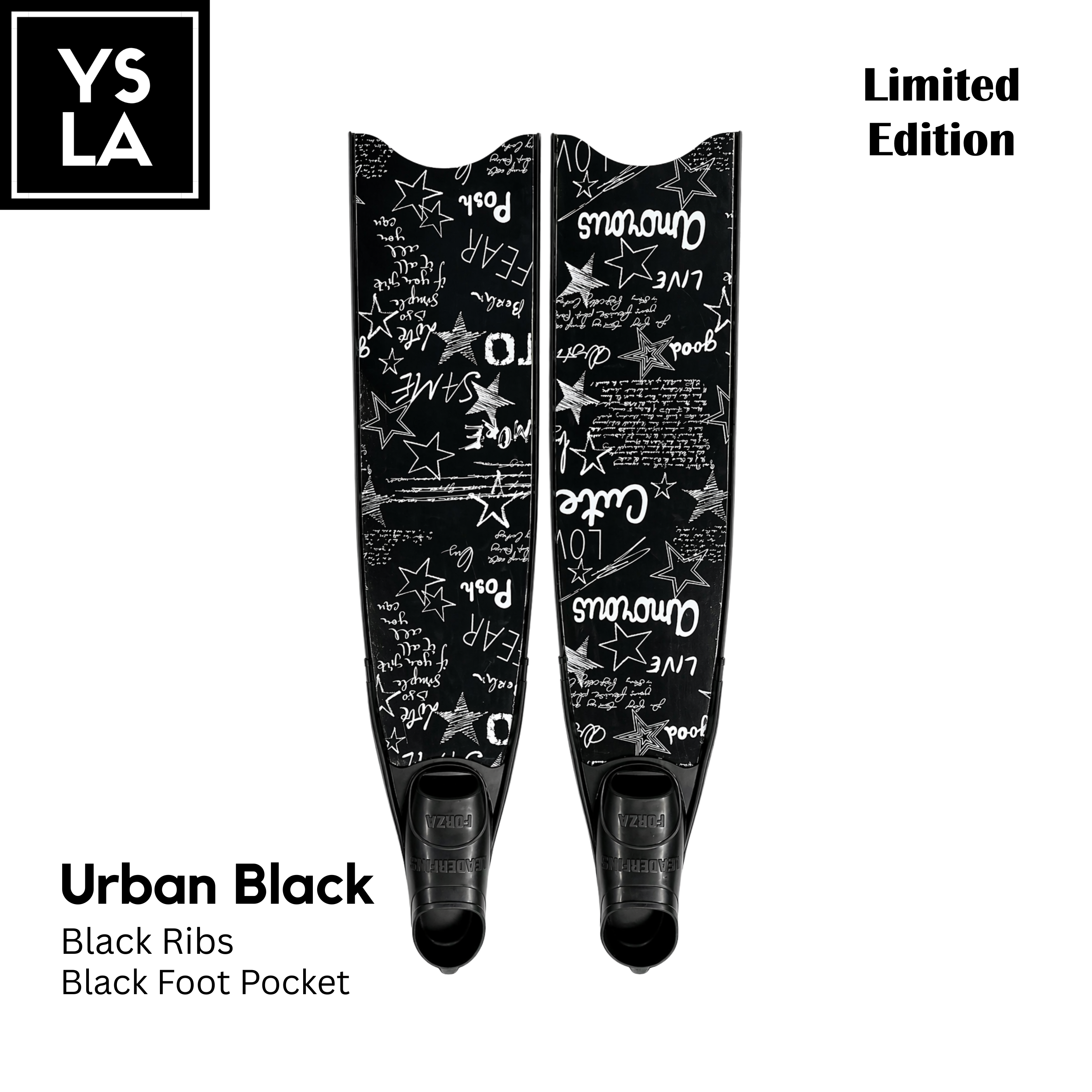 Leaderfins Pure Carbon Long Fins with Forza Foot Pocket – Ysla ...