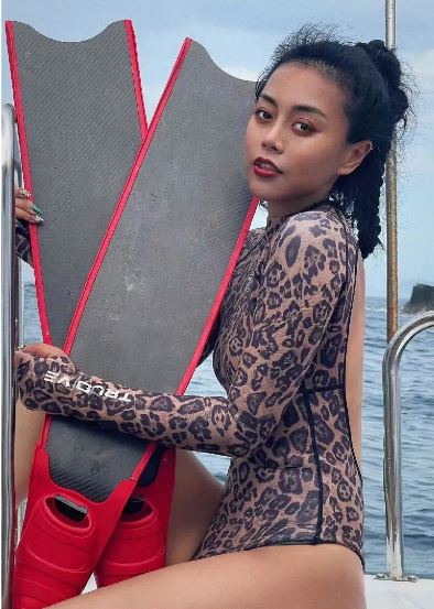 TruDive Bikini Wetsuit Leopard Series Backless 2mm