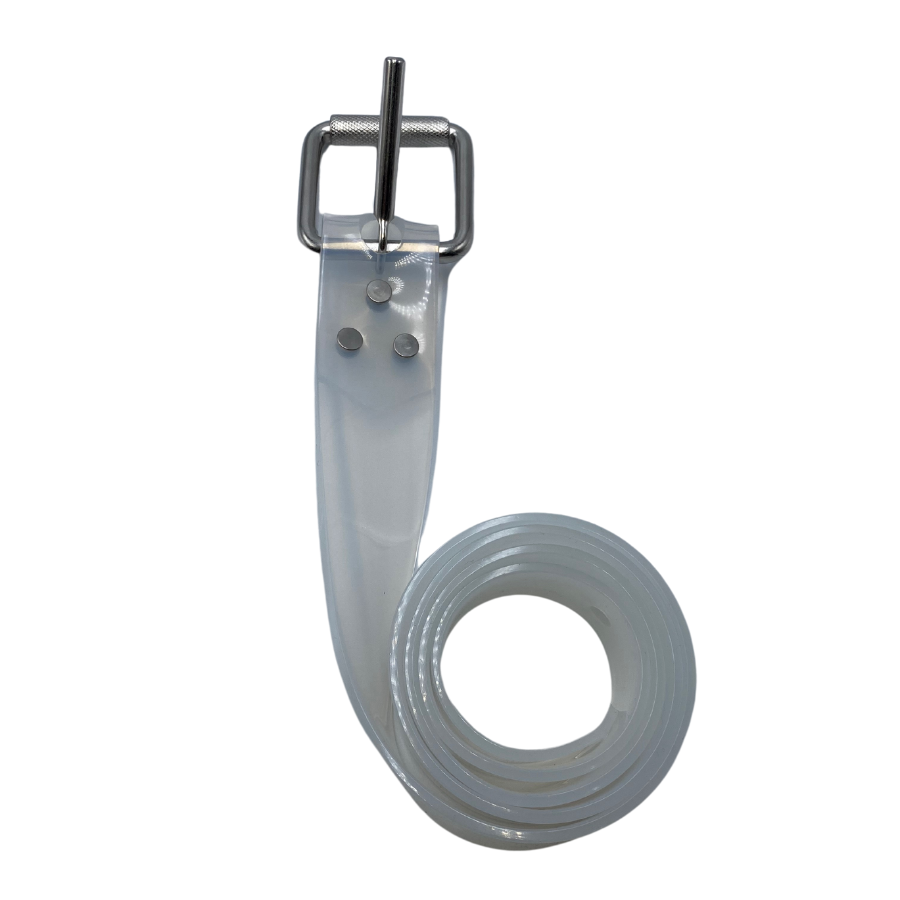 Limpid Translucent Belt for Freediving Weight Belt Soft Silicone with buckle Spearfishing Scuba