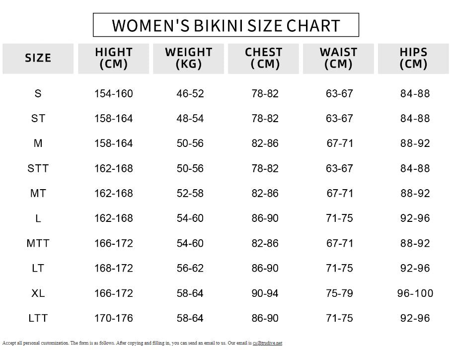 TruDive Bikini Wetsuit Leopard Series Backless 2mm