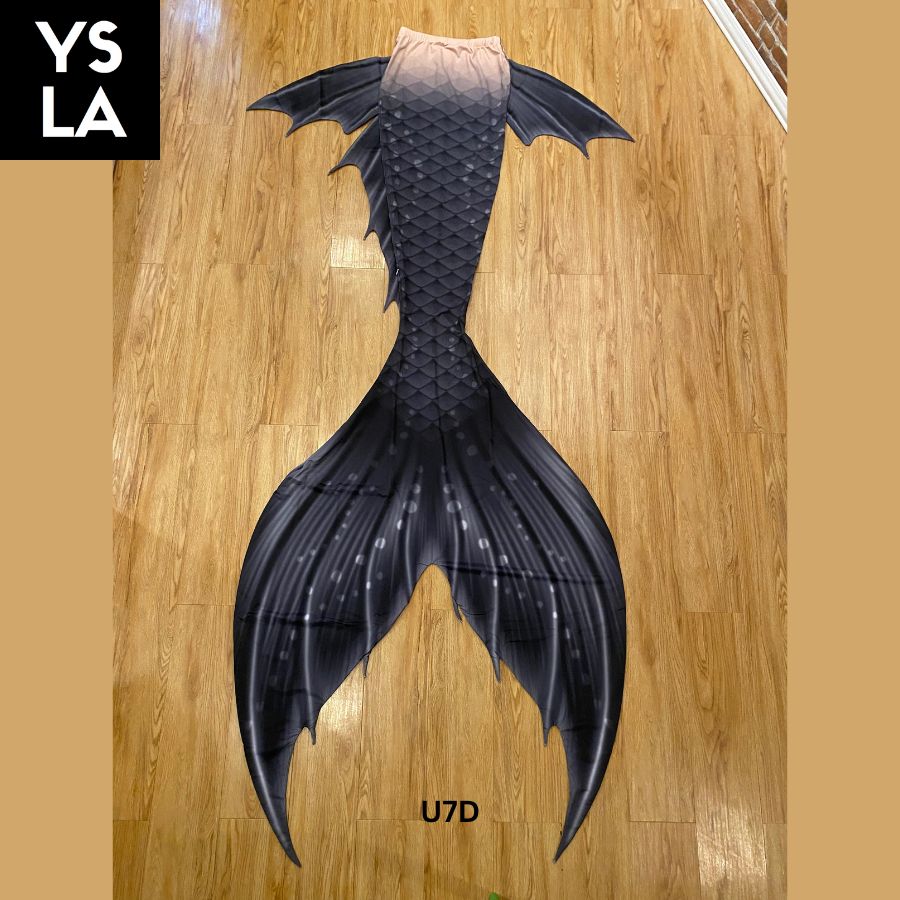 Adult Swimming Beachwear Mermaid Skin Tail with Bra Top
