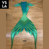 Adult Swimming Beachwear Mermaid Skin Tail with Bra Top