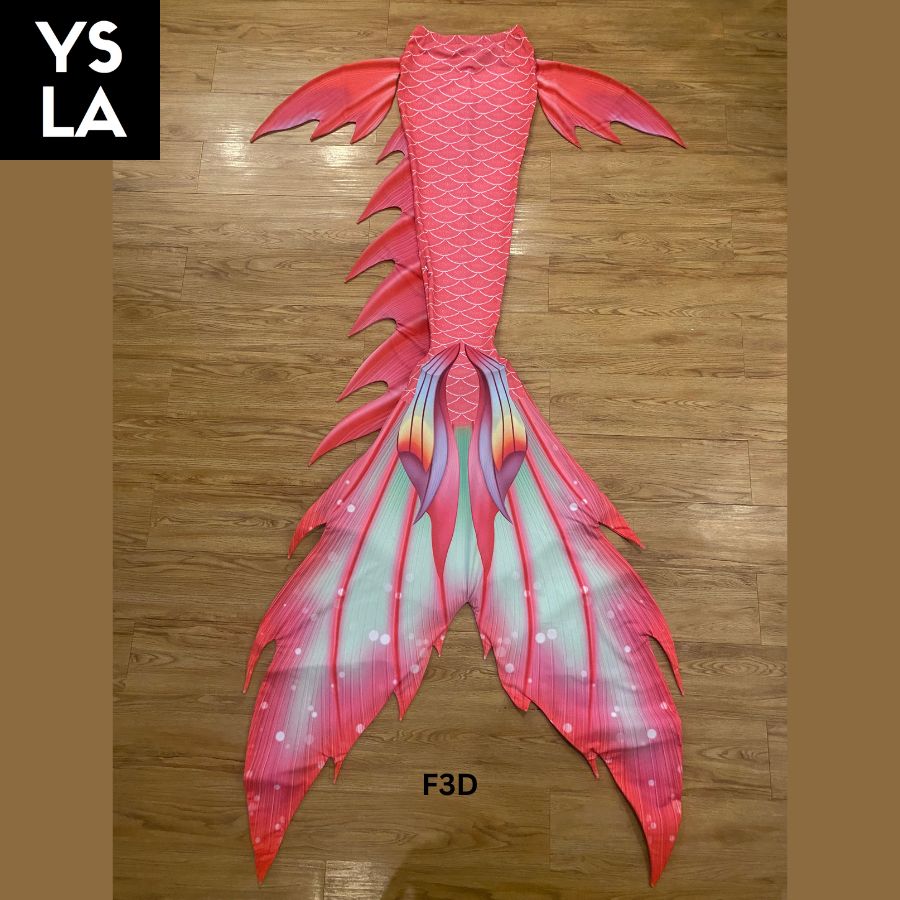 Adult Swimming Beachwear Mermaid Skin Tail with Bra Top