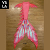 Adult Swimming Beachwear Mermaid Skin Tail with Bra Top