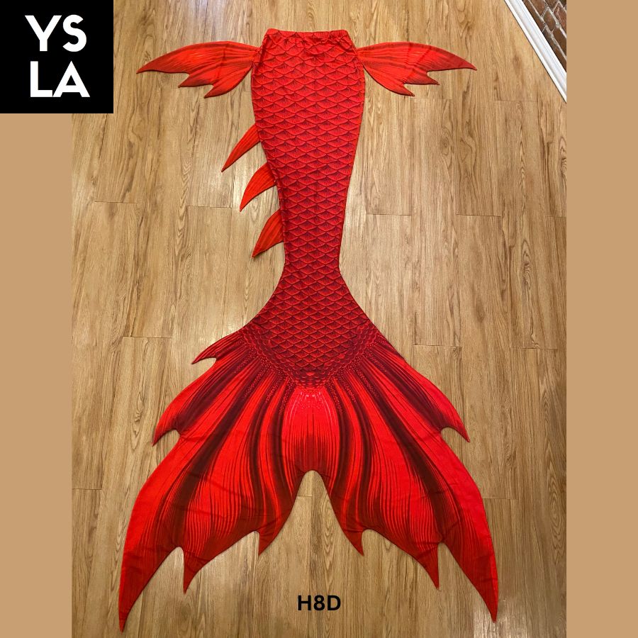 Adult Swimming Beachwear Mermaid Skin Tail with Bra Top