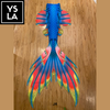 Adult Swimming Beachwear Mermaid Skin Tail with Bra Top