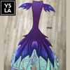 Adult Swimming Beachwear Mermaid Skin Tail with Bra Top