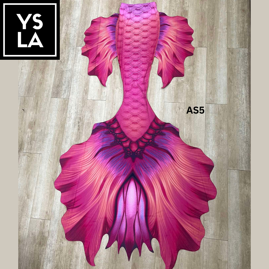 Adult Swimming Beachwear Mermaid Skin Tail with Bra Top