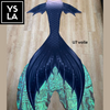 Adult Swimming Beachwear Mermaid Skin Tail with Bra Top