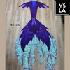 Adult Swimming Beachwear Mermaid Skin Tail with Bra Top