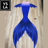 Adult Swimming Beachwear Mermaid Skin Tail with Bra Top