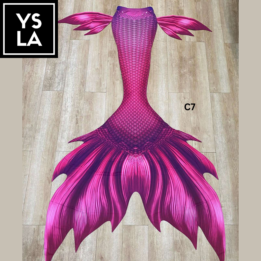 Adult Swimming Beachwear Mermaid Skin Tail with Bra Top