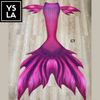 Adult Swimming Beachwear Mermaid Skin Tail with Bra Top