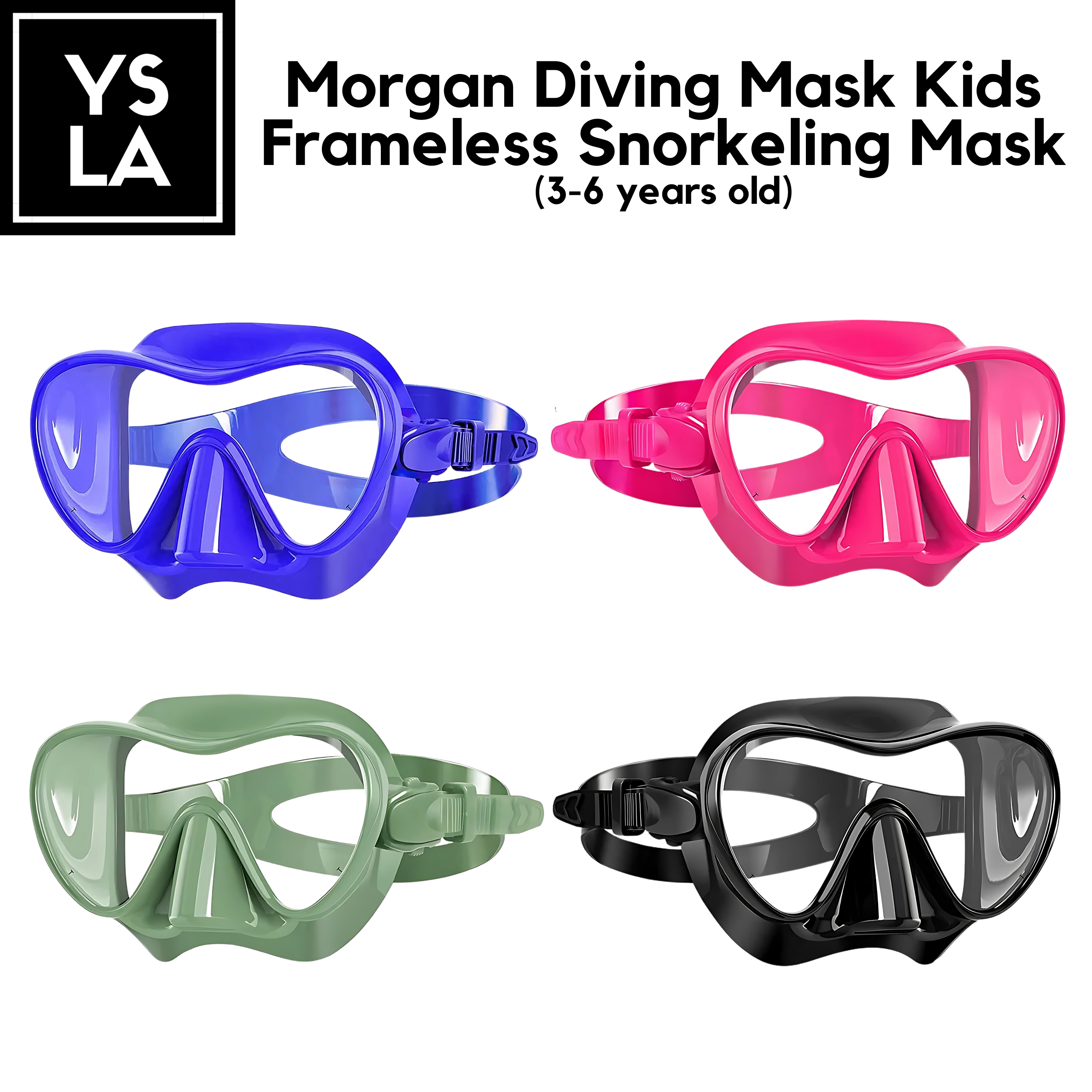Morgan Diving Mask Kids Frameless Snorkeling Mask Only