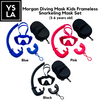 Morgan Diving Mask Kids Frameless Snorkeling Mask with Evabox and Snorkel Set