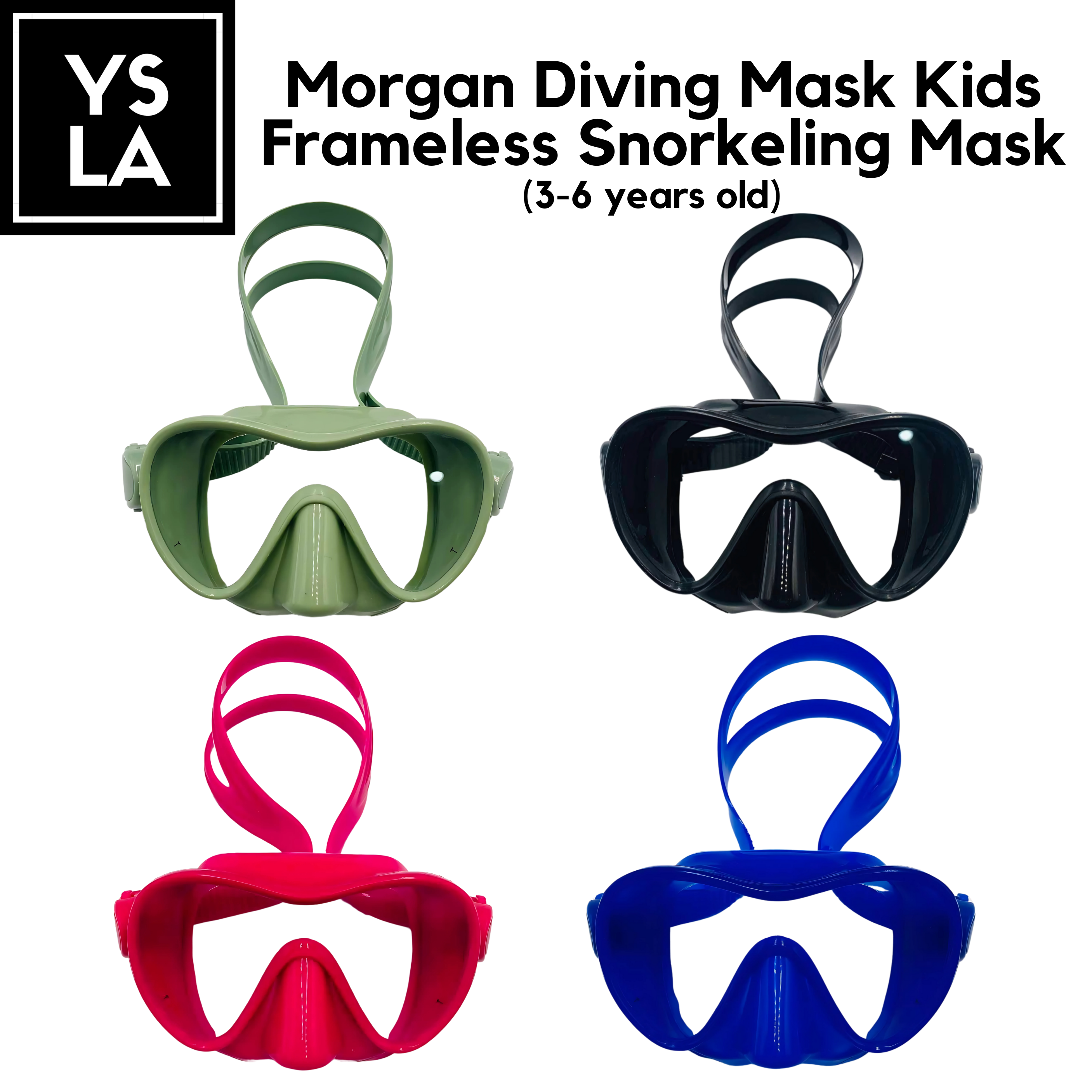Morgan Diving Mask Kids Frameless Snorkeling Mask Only