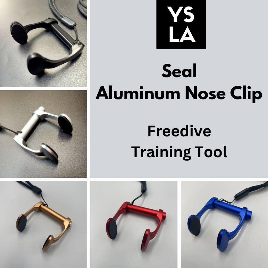 Freedive Seal Aluminum Nose Clip with Black case Ysla Freediver Shop
