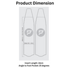 CLEAR GHOST Penetrator EXTRA SOFT Stiffness Freediving Long Fins with Forza Foot Pocket