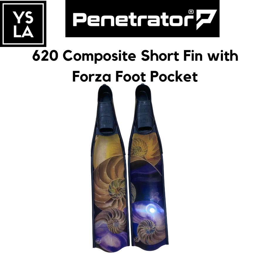 Penetrator 620 Short Fin Composite Fiber Blades with Forza Foot Pocket