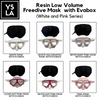 Resin Plastic Lens Low Volume Freedive Mask with Eva Box