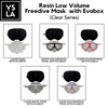 Resin Plastic Lens Low Volume Freedive Mask with Eva Box