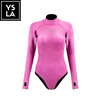 Trudive 2mm Pink Bling Shimmerwave Backless Wetsuit