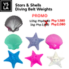 PROMO Stars and Shells Diving Belt Weights for Freediving