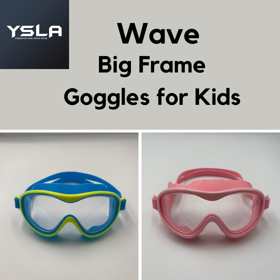 Kids Mask Wave Big Frame Swimming Goggles