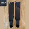 Ysla Leaderfins Fiberglass 80cm Long Freedive Fins Soft Stiffness with Black Foot pocket